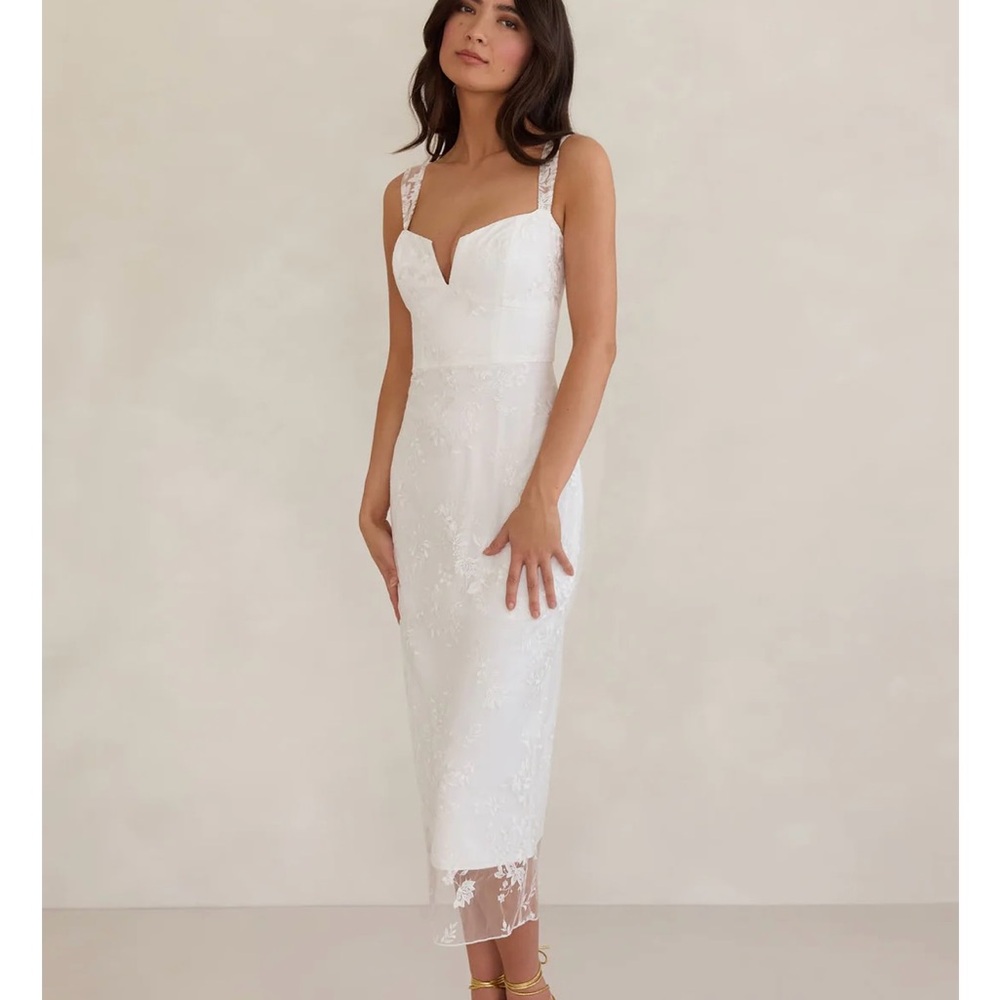 Park & Fifth White Wren Dress